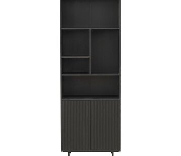 Bronx71 Schrank Bradley schwarz 220 cm
