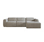 Ecksofa Maine Stoff taupe rechts