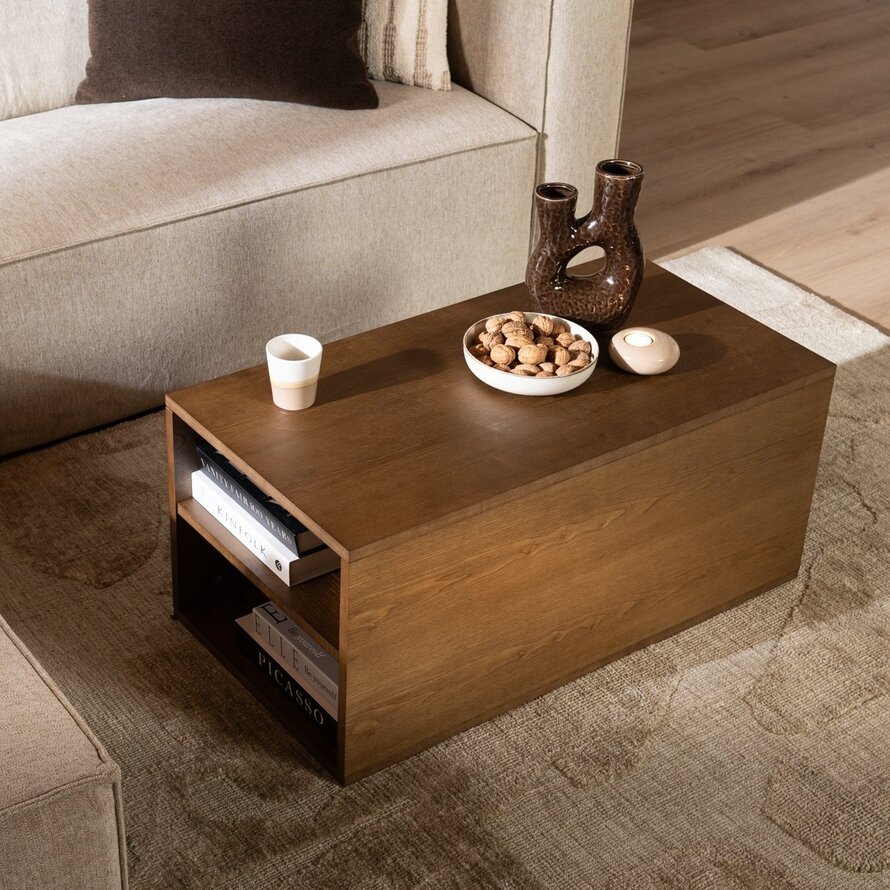 Beistelltisch Jaxx 88 x 46 cm Eiche dunkel