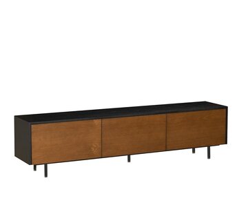 Bronx71 TV-Schrank Thomas schwarz / Eiche dunkel 180 cm