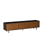 TV-Schrank Thomas schwarz / Eiche dunkel 180 cm