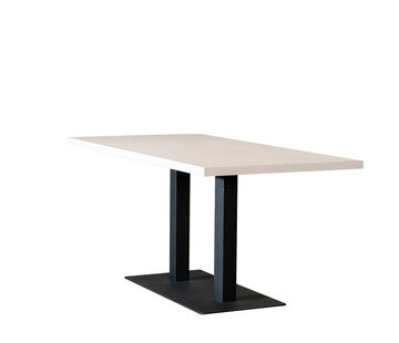 Bronx71 Esstisch Nils beige Melamin 160 x 80 cm