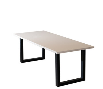 Bronx71 Esstisch Alec beige Melamin 220 x 90 cm