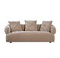 Samt Sofa Palermo 3-Sitzer taupe