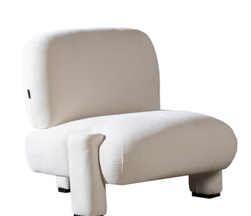 Bronx71 Sessel Louise Chenille off white