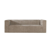 Bronx71 Chenille Sofa Memphis 3-Sitzer taupe