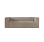 Chenille Sofa Memphis 3-Sitzer taupe