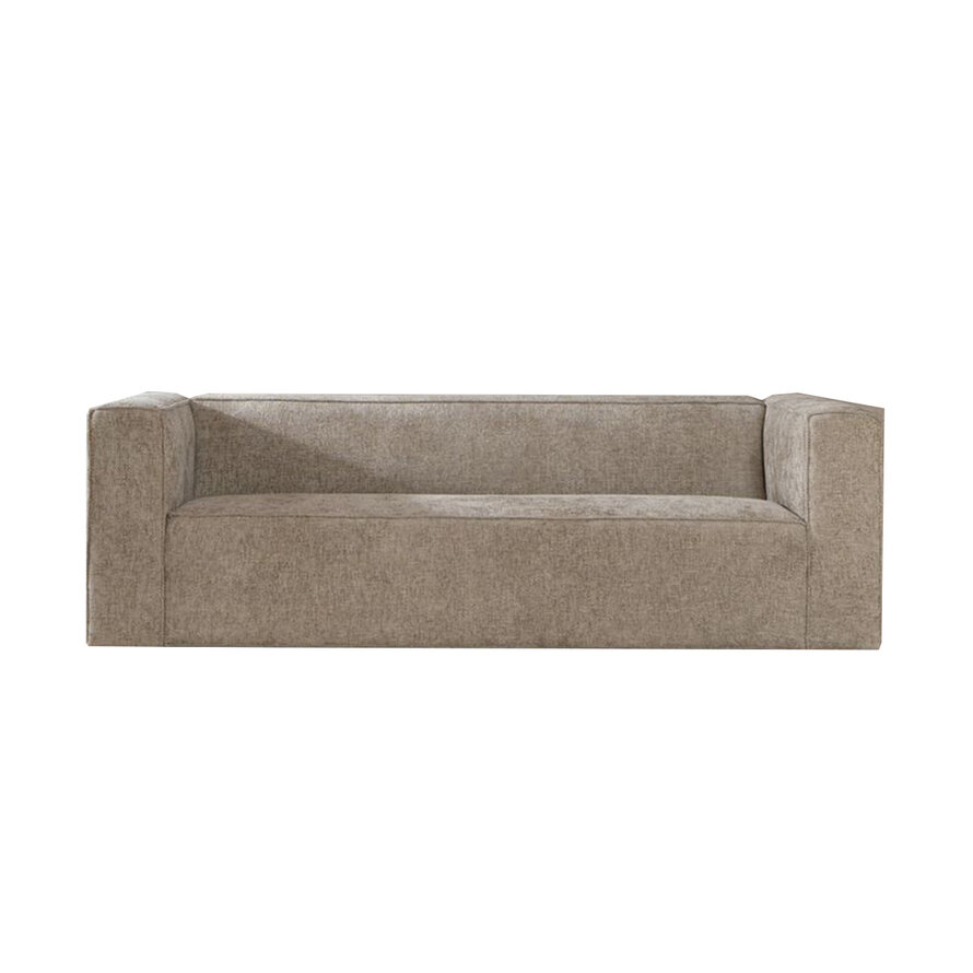 Chenille Sofa Memphis 3-Sitzer taupe