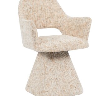 Bronx71 Stuhl Josh drehbar Chenille beige