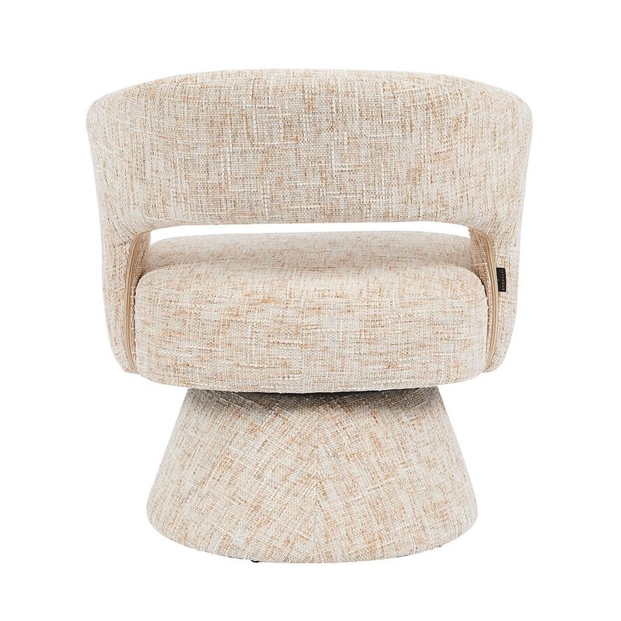 Sessel Josh drehbar Chenille beige