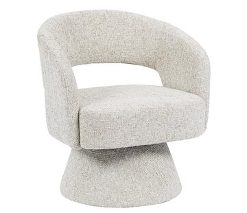 Bronx71 Sessel Josh drehbar Chenille taupe