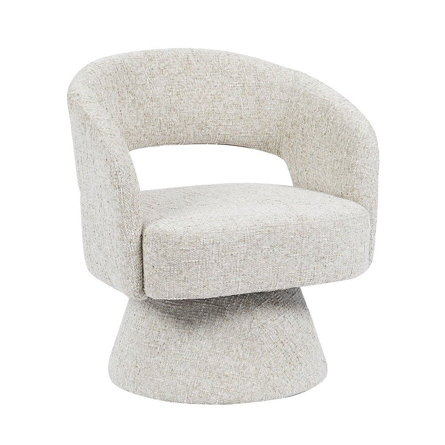Sessel Josh drehbar Chenille taupe
