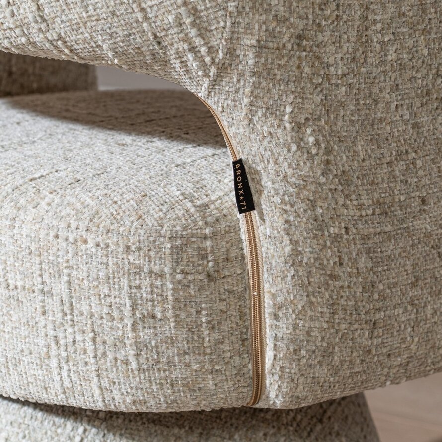 Sessel Josh drehbar Chenille taupe