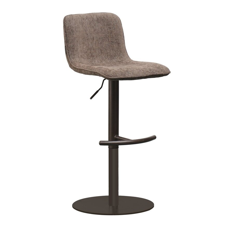 Barhocker Samt Jack braun 60-82 cm