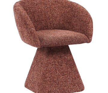 Bronx71 Stuhl Lenn drehbar Chenille kupfer