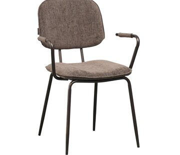 Bronx71 Stuhl Jethro Samt braun