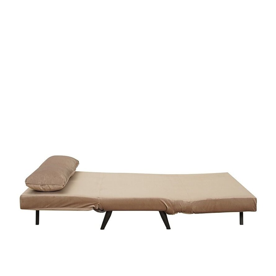 Schlafsofa 1,5-Sitzer Kristian Samt taupe