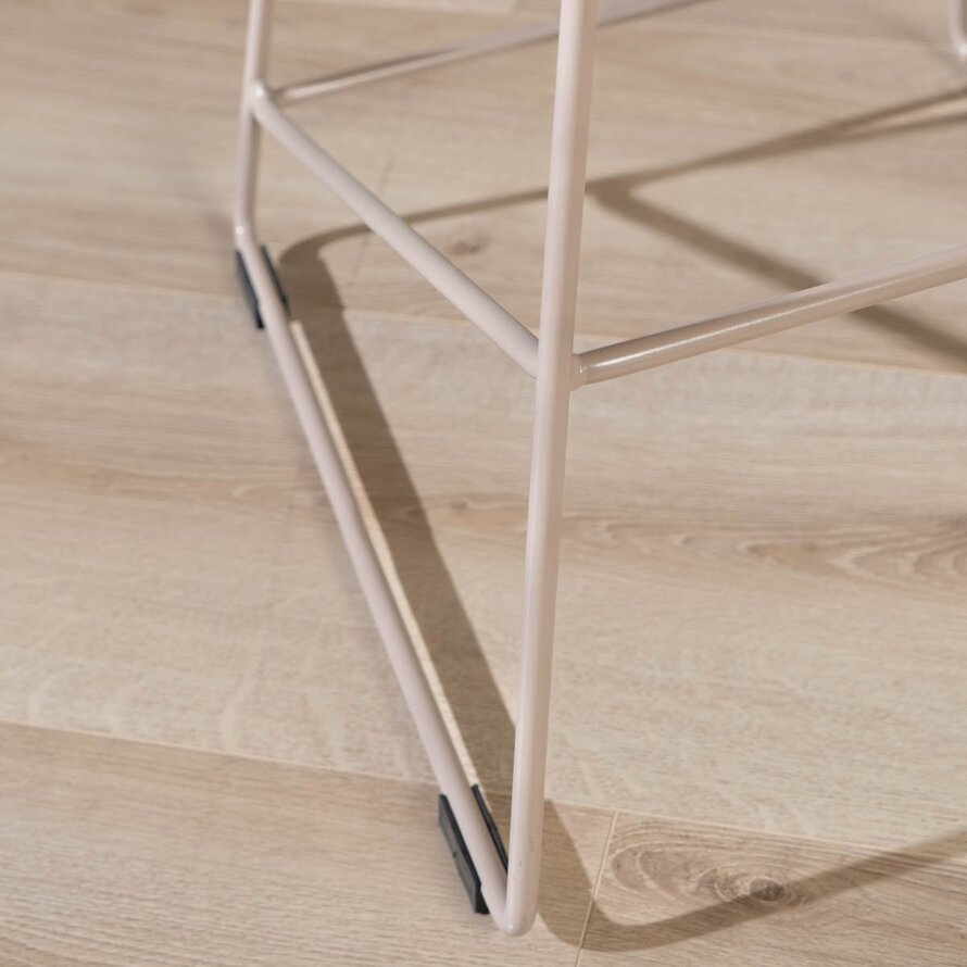 Skandinavischer Barhocker Ellen taupe 66 cm