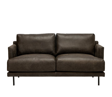 Bronx71 Leder Sofa Denver 2,5-Sitzer anthrazit