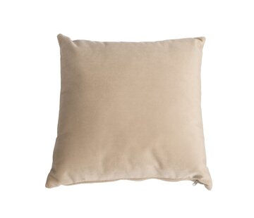 Bronx71 Samt Kissen Anna beige 45x45 cm