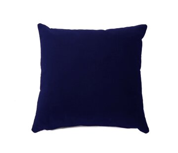Bronx71 Samt Kissen Anna dunkelblau 45x45 cm