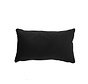 Samt Kissen Anna schwarz 25x45 cm