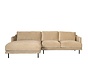 Ecksofa Denver Samt beige links
