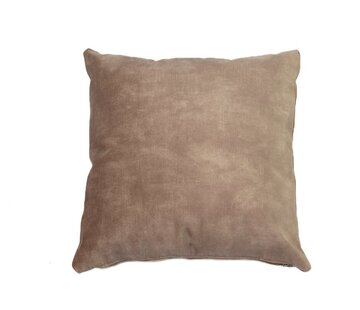 Bronx71 Samt Kissen Beau taupe 45x45 cm
