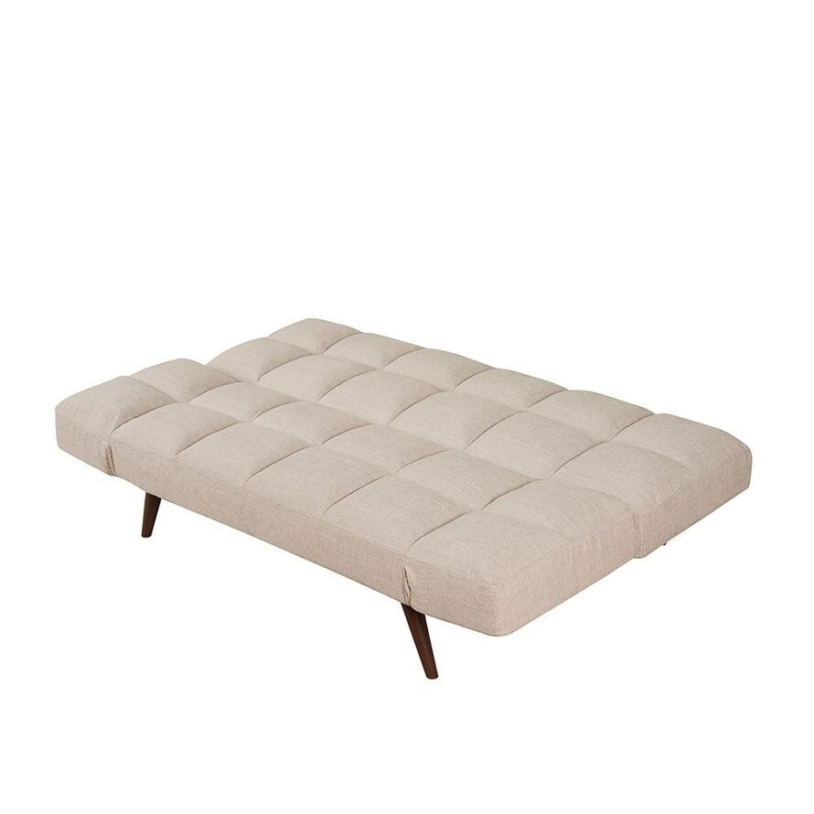Schlafsofa 1,5-Sitzer Timo recycelter Stoff beige