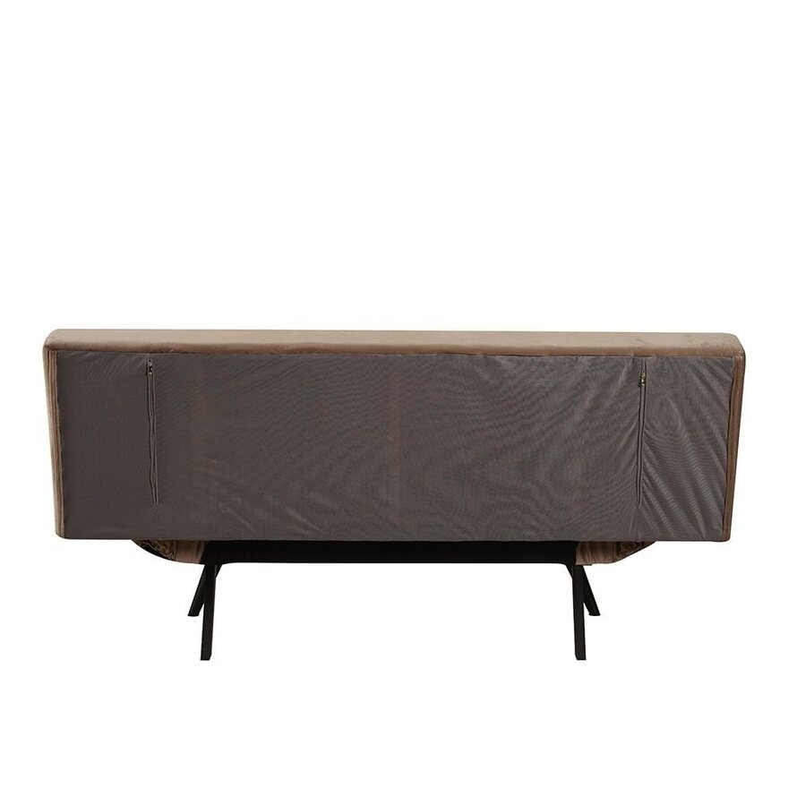 Schlafsofa 1,5-Sitzer Timo Samt taupe