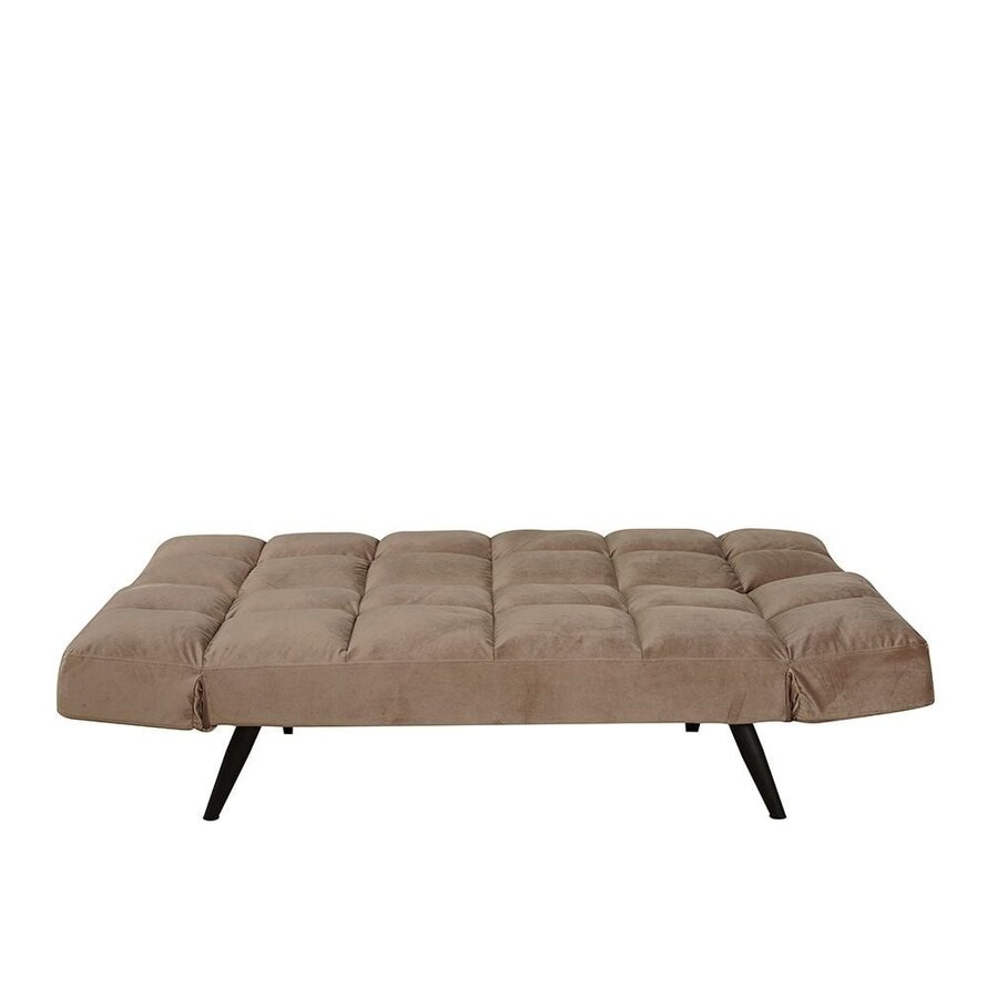 Schlafsofa 1,5-Sitzer Timo Samt taupe
