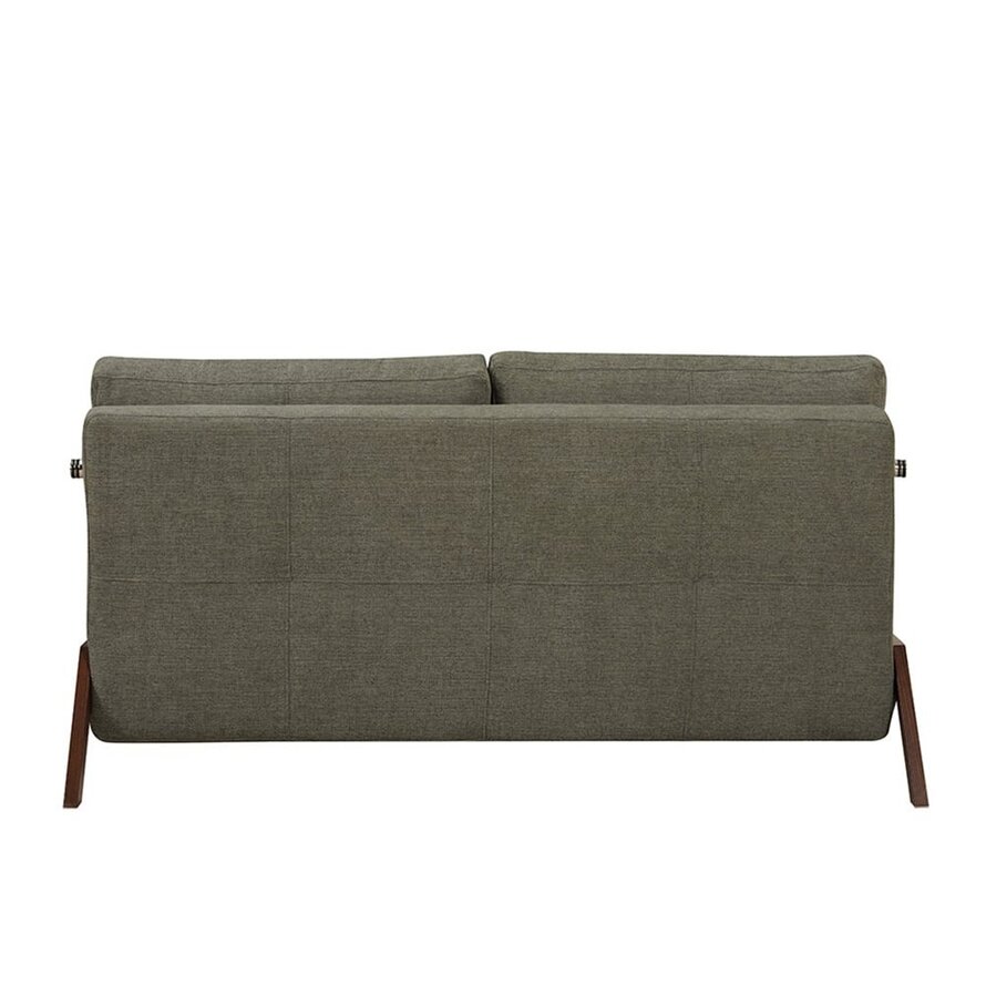 Schlafsofa 2-Sitzer Mikko recycelter Stoff grün