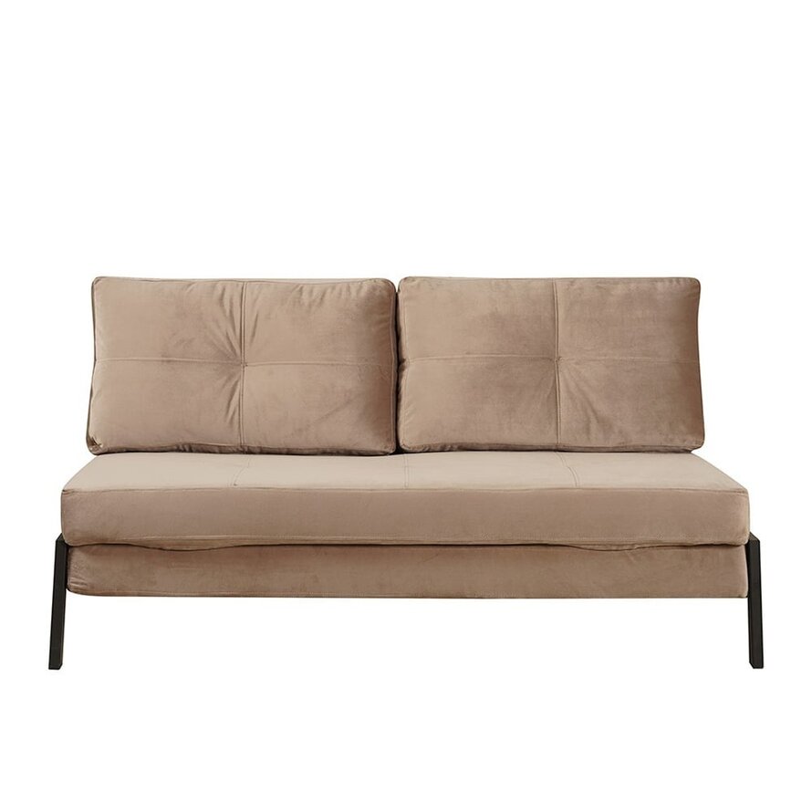 Schlafsofa 2-Sitzer Mikko Samt taupe