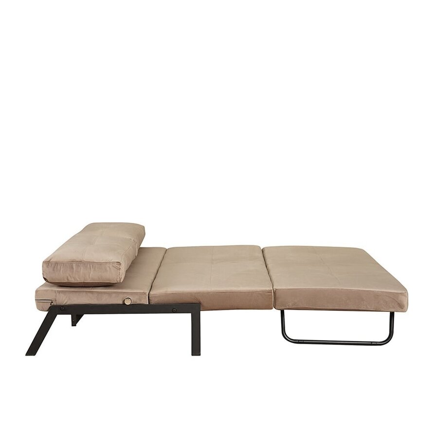 Schlafsofa 2-Sitzer Mikko Samt taupe