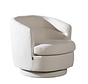 Sessel Valerie drehbar Chenille off white