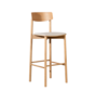 Barhocker Jane Eiche Natur/off white 80 cm