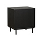 Nachttisch Shelly schwarz 50x40x55 cm