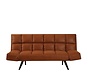 Schlafsofa 1,5-Sitzer Timo Eco-Leder cognac