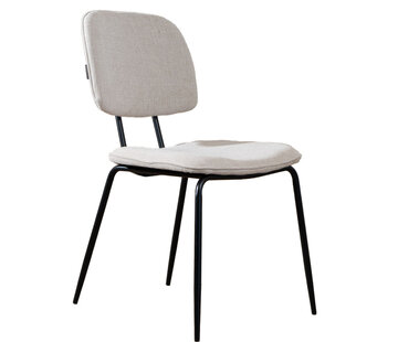 Bronx71 Esszimmerstuhl Ivar recycelter Stoff beige