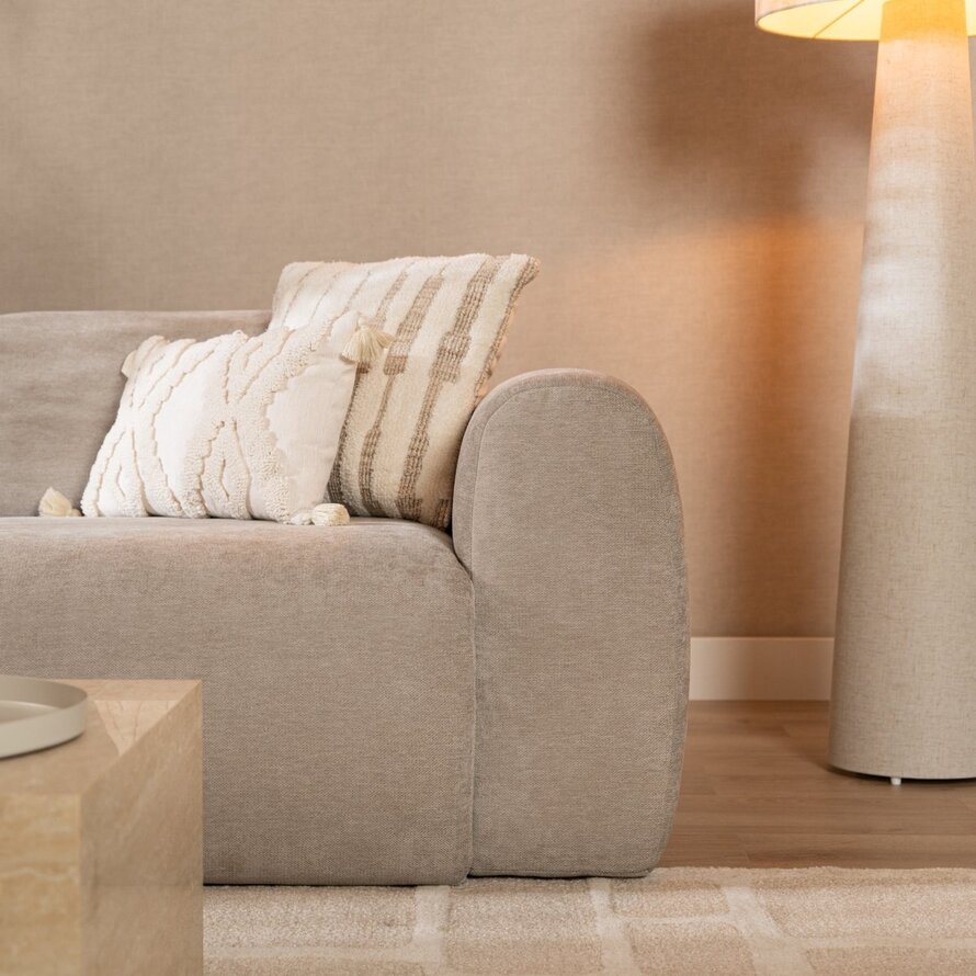 Sofa Maine 2,5 Sitzer Stoff taupe