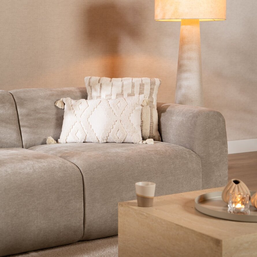 Sofa Maine 2,5 Sitzer Stoff taupe