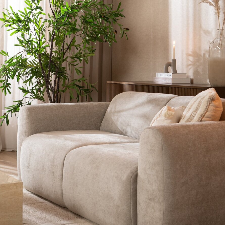 Sofa Maine 2,5 Sitzer Stoff taupe