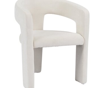 Bronx71 Stuhl Bibi Chenille off white