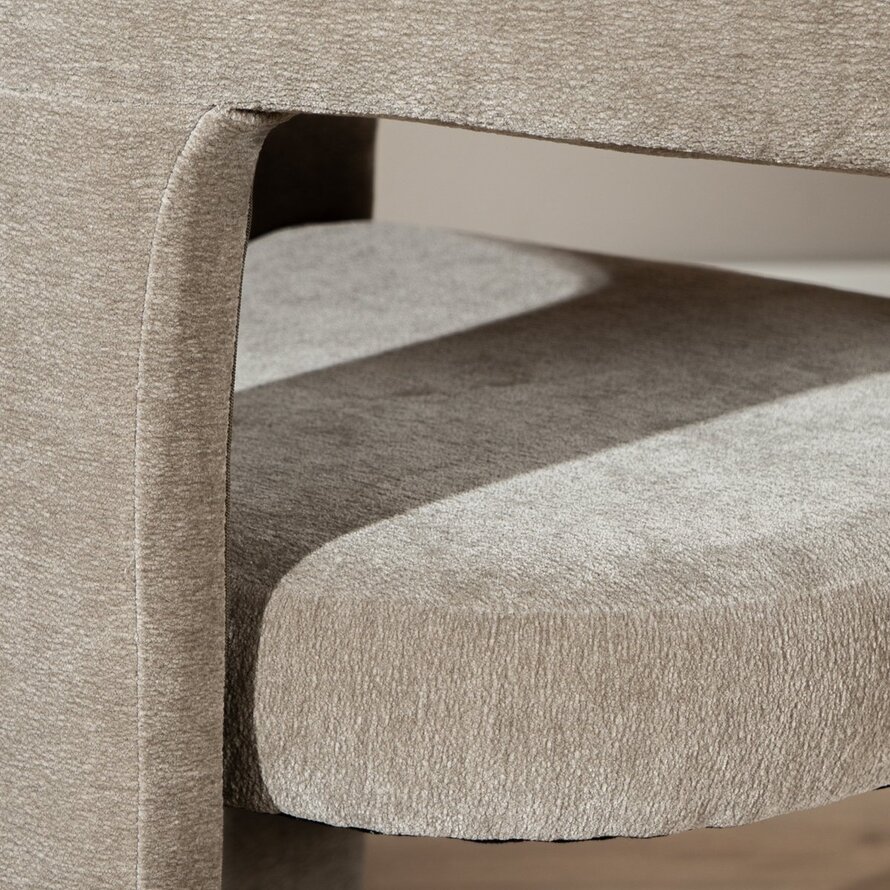 Stuhl Bibi Chenille taupe
