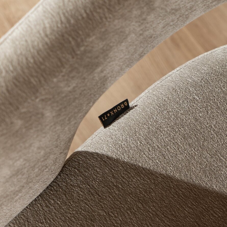 Stuhl Bibi Chenille taupe