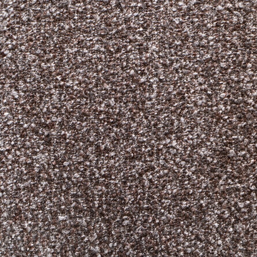 Ecksofa Maine Bouclé braun/grau rechts