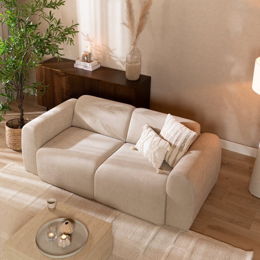 Sofa Maine 2,5-Sitzer Chenille beige