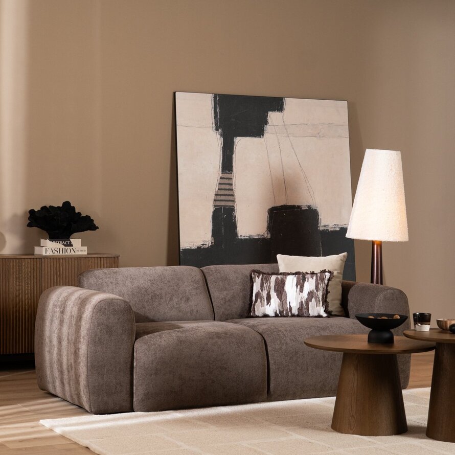 Sofa Maine 2,5-Sitzer Chenille braun