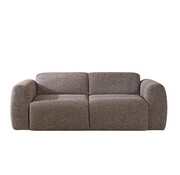 Bronx71 Sofa Maine 2,5 Sitzer Bouclé braun/grau