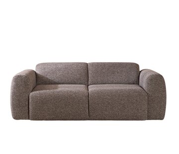 Bronx71 Sofa Maine 2,5 Sitzer Bouclé braun/grau